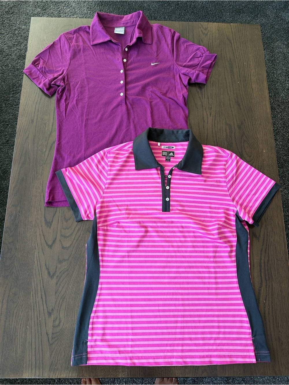 Nike & Adidas Women's Golf Shirt Duo